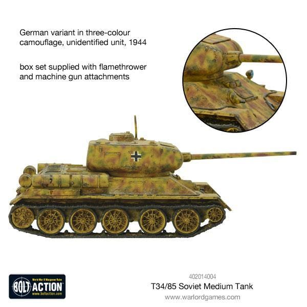 Bolt Action Soviet T-34/85 Medium Tank - Image 4
