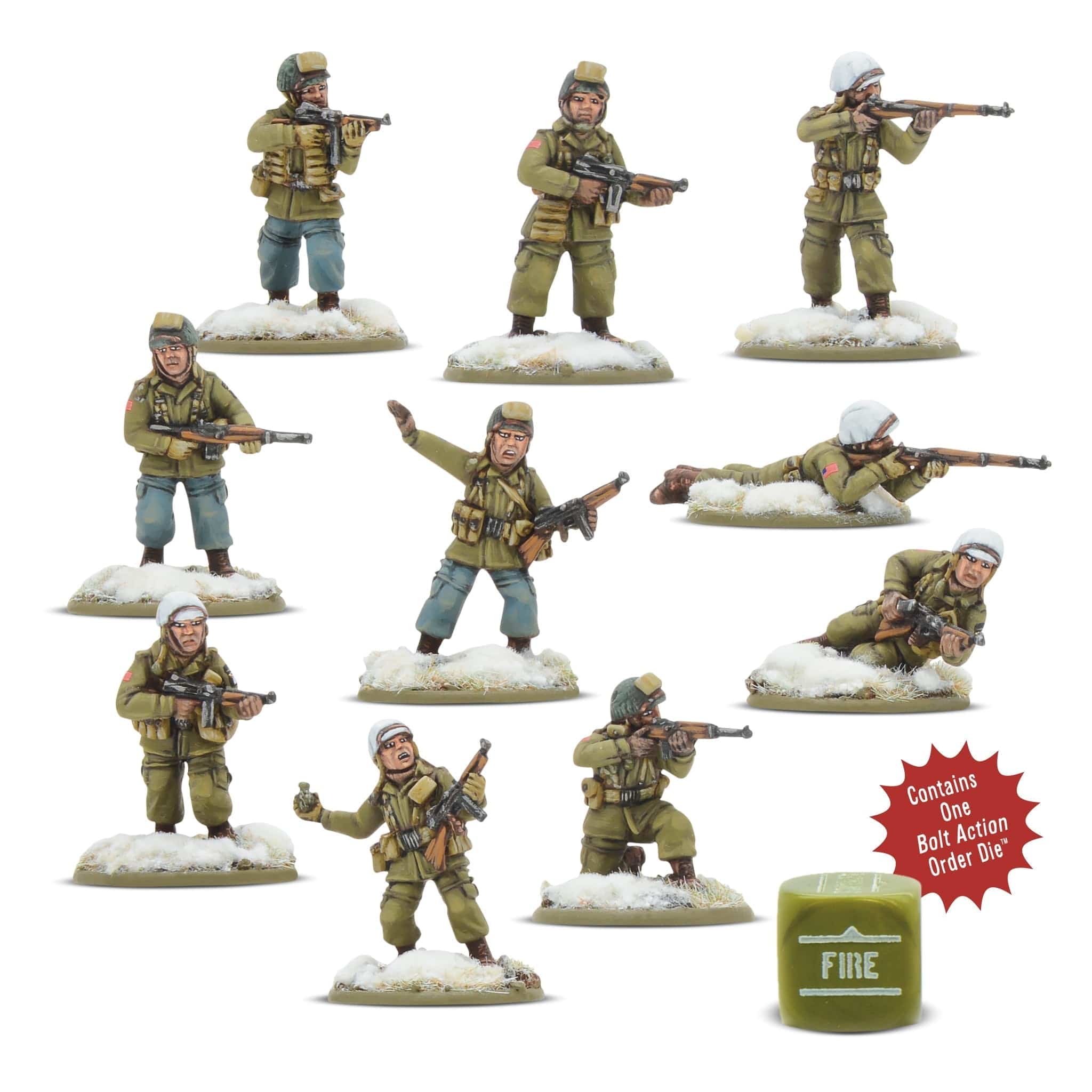 Bolt Action US Airborne Pathfinder Squad Winter - Image 2