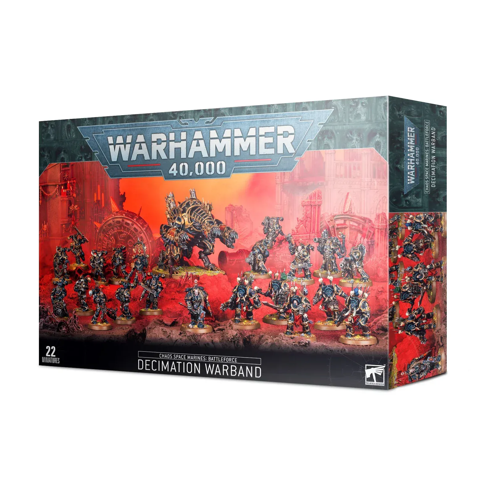 Chaos Space Marines Decimation Warband Battleforce