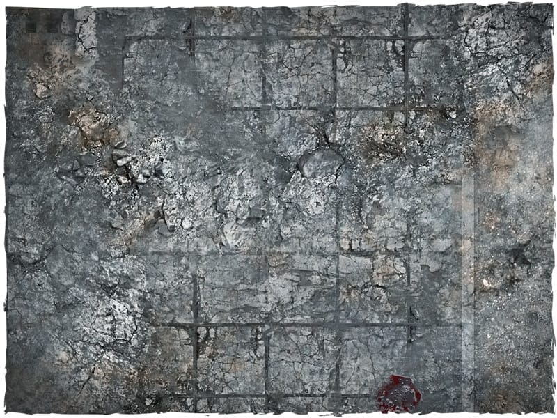 Deep-cut Studio Neoprene Gaming Mat - Kill Team / Warcry 22"x30" - City Ruins - Image 2