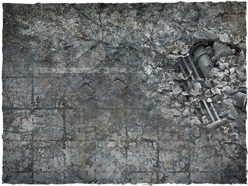 Deep-cut Studio Neoprene Gaming Mat - Kill Team / Warcry 22"x30" - City Ruins - Image 3