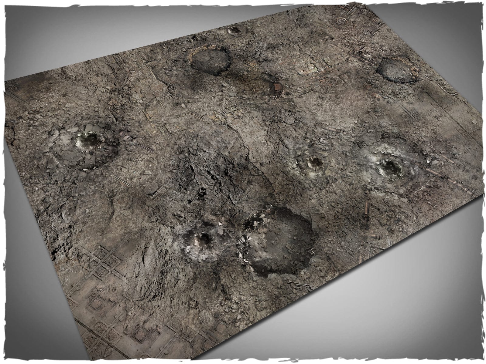 Deep-cut Studio Neoprene Gaming Mat - Kill Team / Warcry 22"x30" - Gothic Wasteland