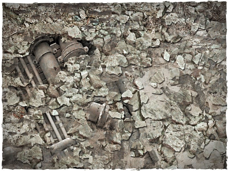 Deep-cut Studio Neoprene Gaming Mat - Kill Team / Warcry 22"x30" - Urban Ruins - Image 5