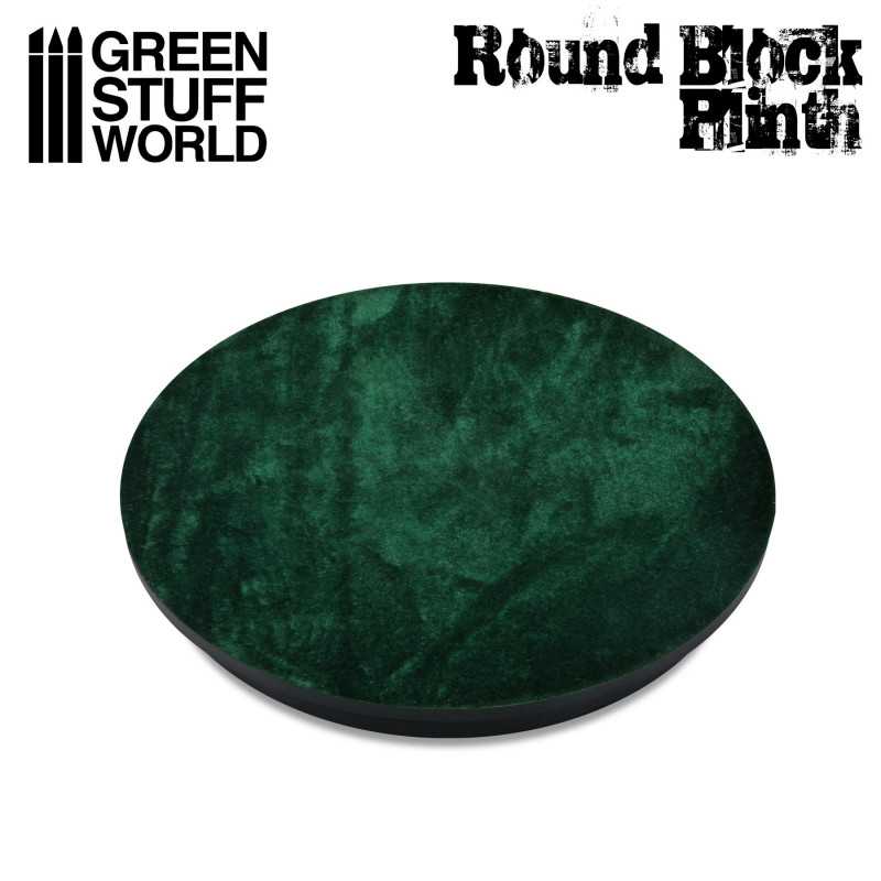 Display Plinths - Flat Round - Black - 8x8cm DISCOUNTED - Image 3