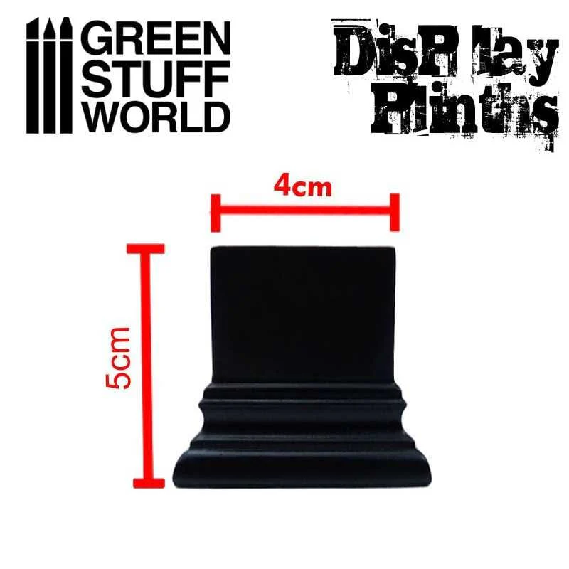 Display Plinths - Square Top - Black - 4x4cm DISCOUNTED - Image 2