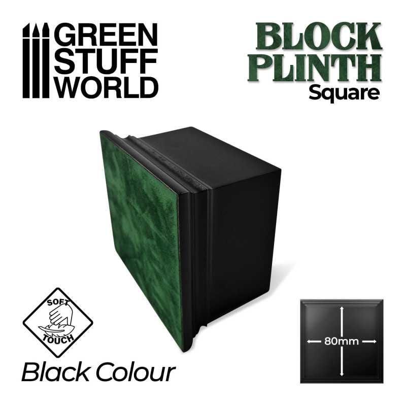 Display Plinths - Square Top - Black - 8x8cm DISCOUNTED - Image 2