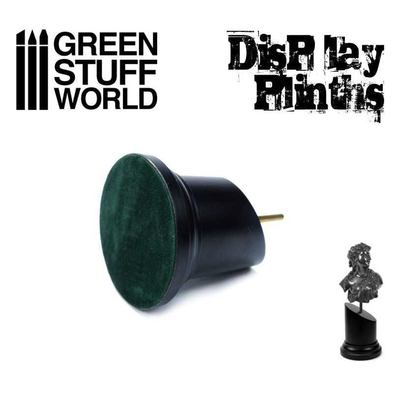 Display Plinths - Tapered Round Bust - Black - 5x5cm DISCOUNTED - Image 3