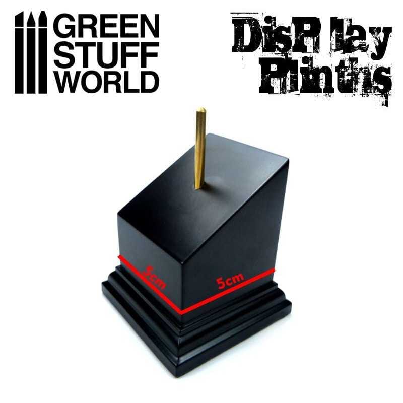 Display Plinths - Tapered Square Bust - Black - 5x5cm DISCOUNTED - Image 3