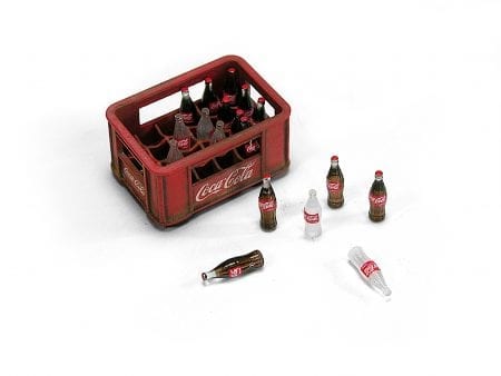 Doozy Dioramas - Scenography kit - 1940-1980's Plastic Box Coca-Cola Bottles - Image 2