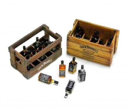 Doozy Dioramas - Scenography kit - Wooden Boxes Jack Daniel's Bottles - Image 2