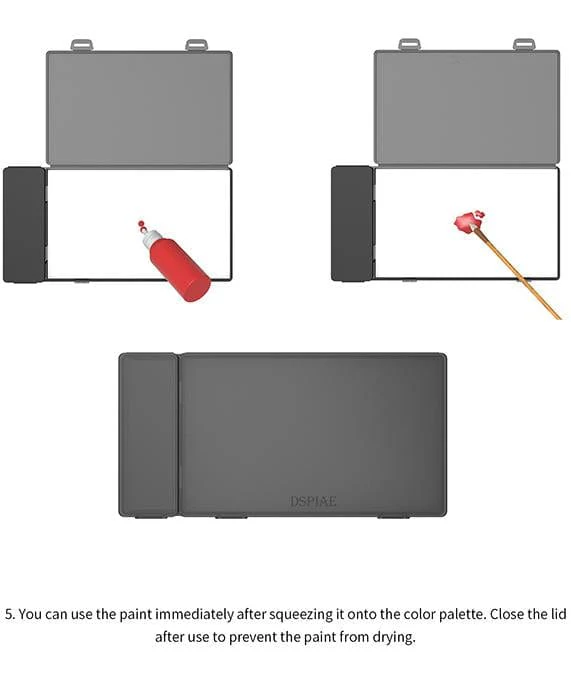 DSPIAE Moisture-retaining Wet Palette - Image 5