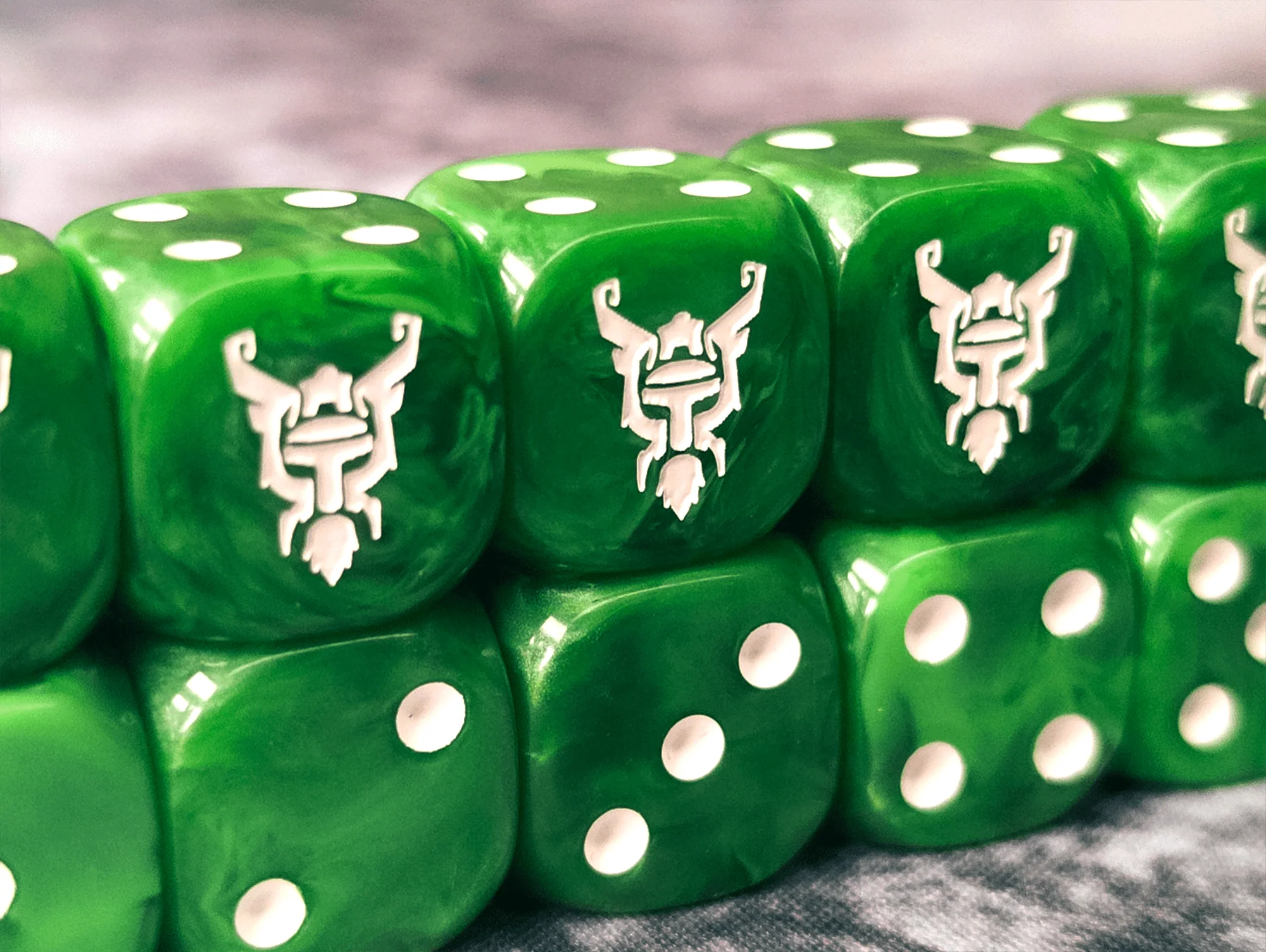 Fenris Workshop Dice Set - Green Tide x10 - Image 2