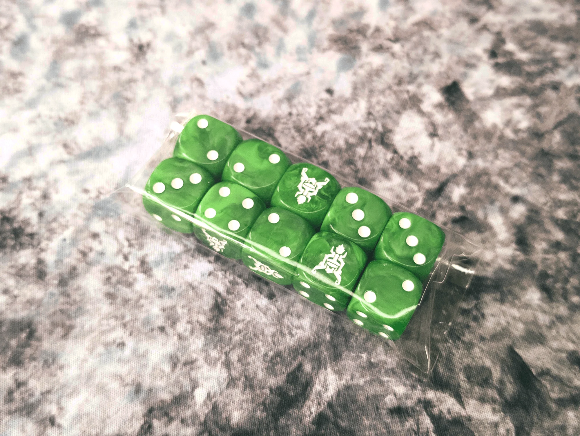 Fenris Workshop Dice Set - Green Tide x10 - Image 4