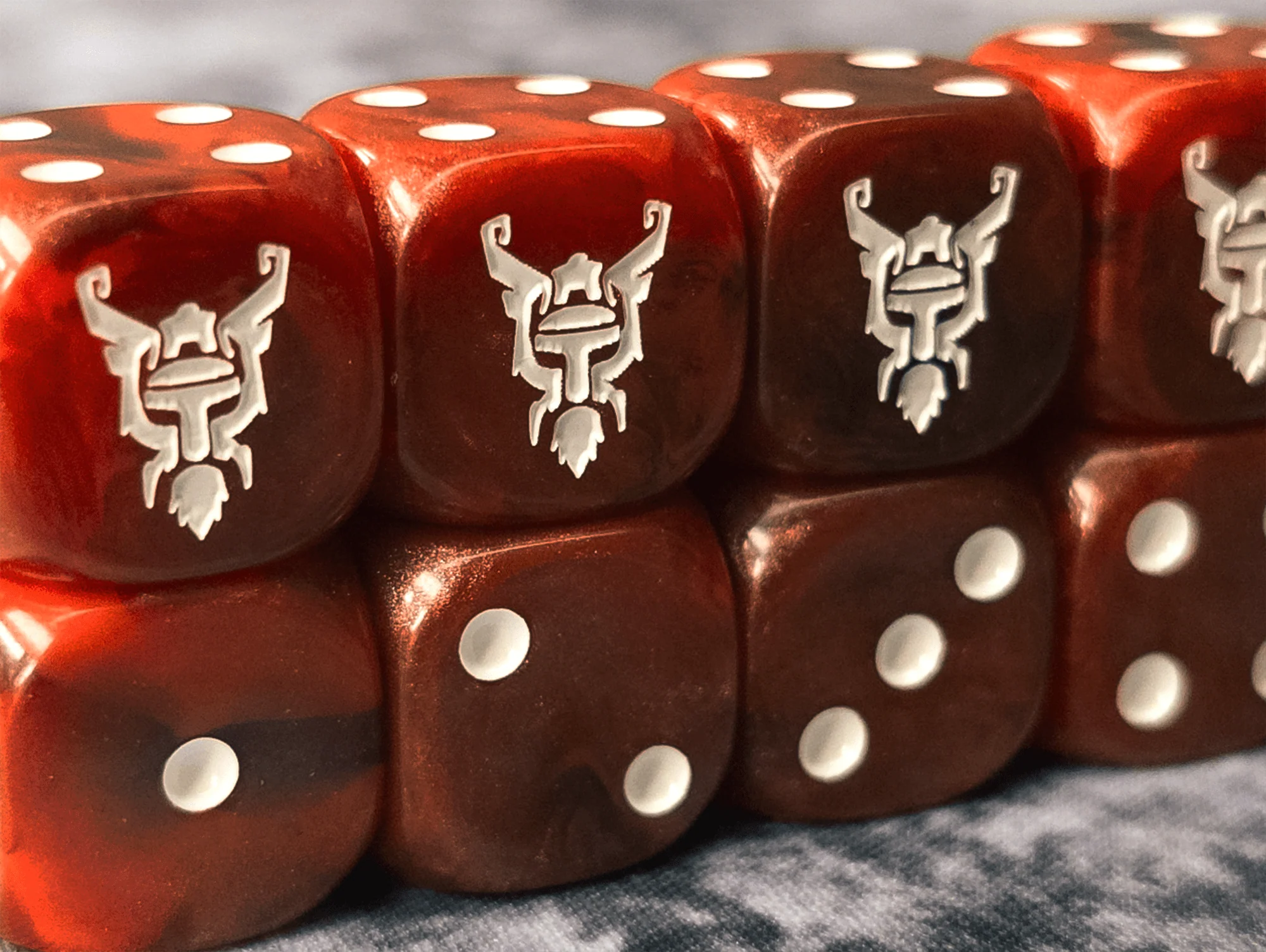 Fenris Workshop Dice Set - Carnage Red x10 - Image 2