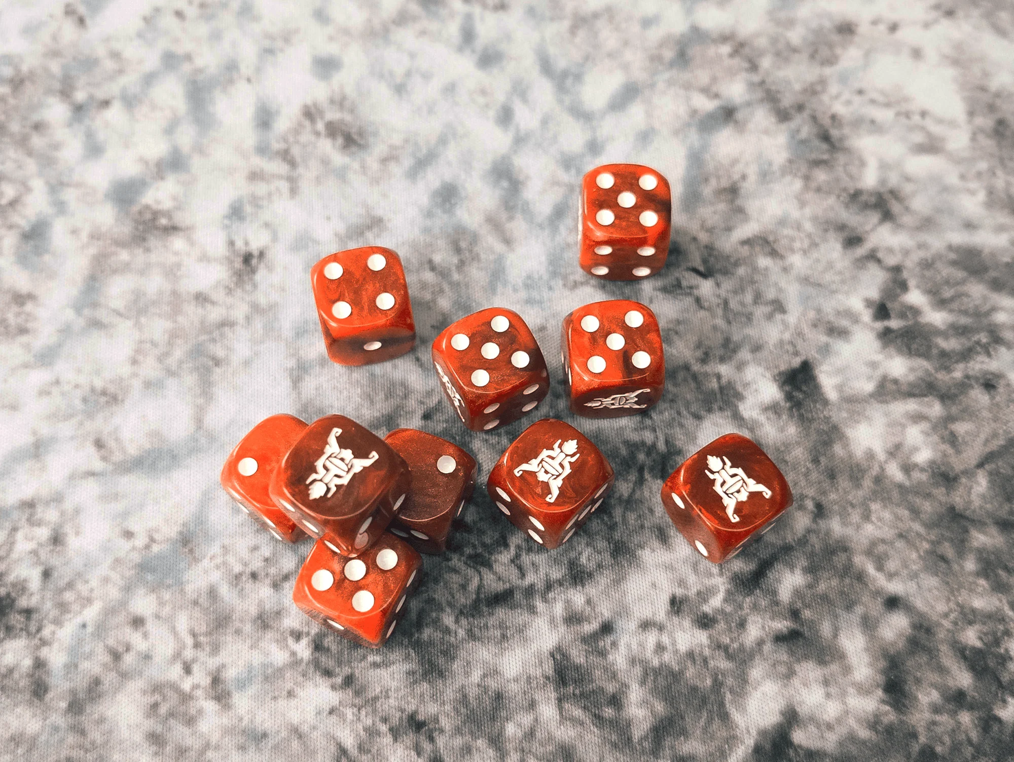 Fenris Workshop Dice Set - Carnage Red x10 - Image 3