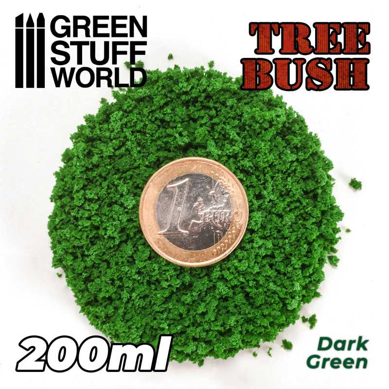 GSW Flocking - Tree Bushes - Dark Green - 200ml - Image 2