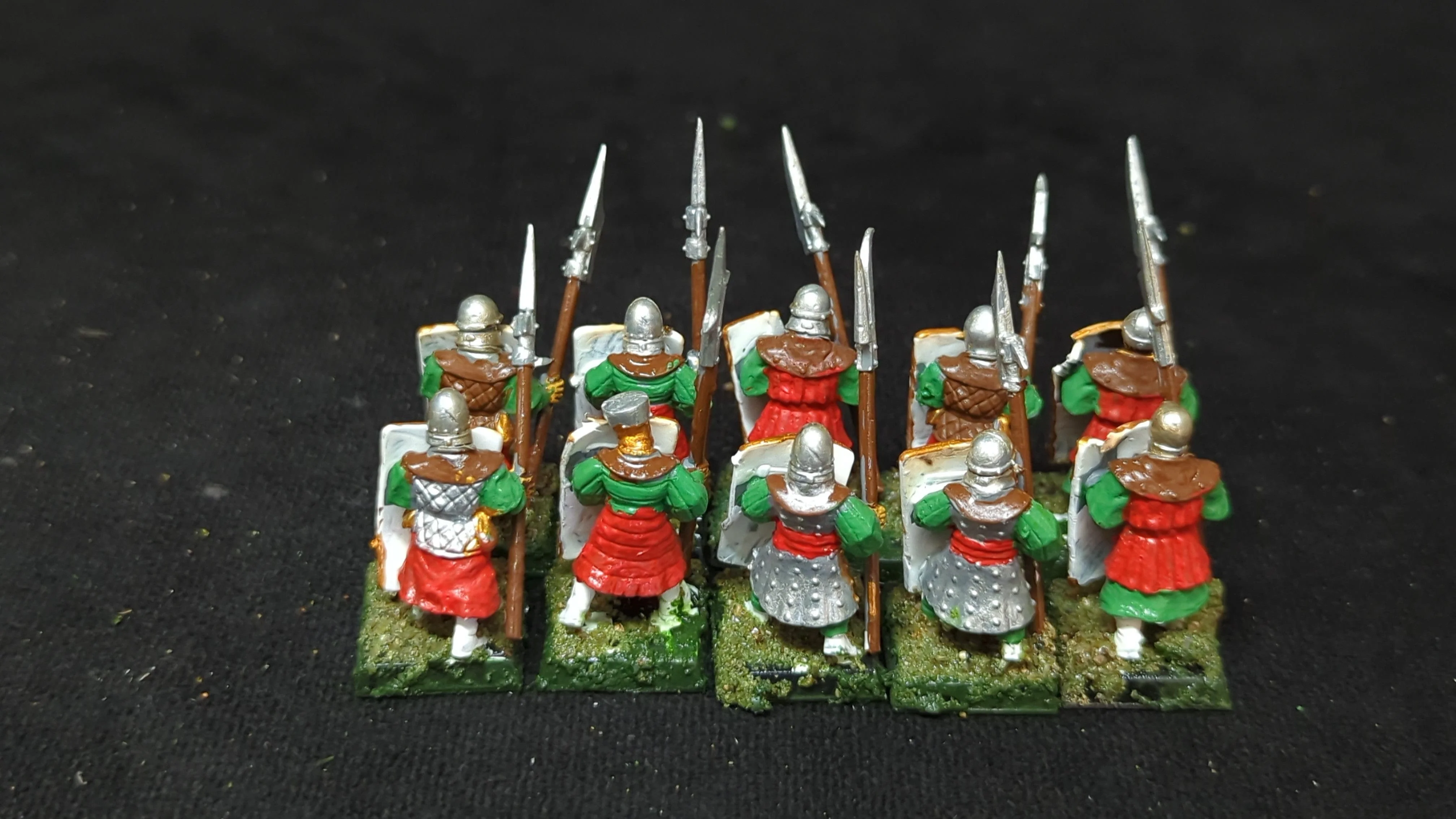 Warhammer Kingdom of Bretonnia Men-At-Arms x10 OOP Painted - Image 2