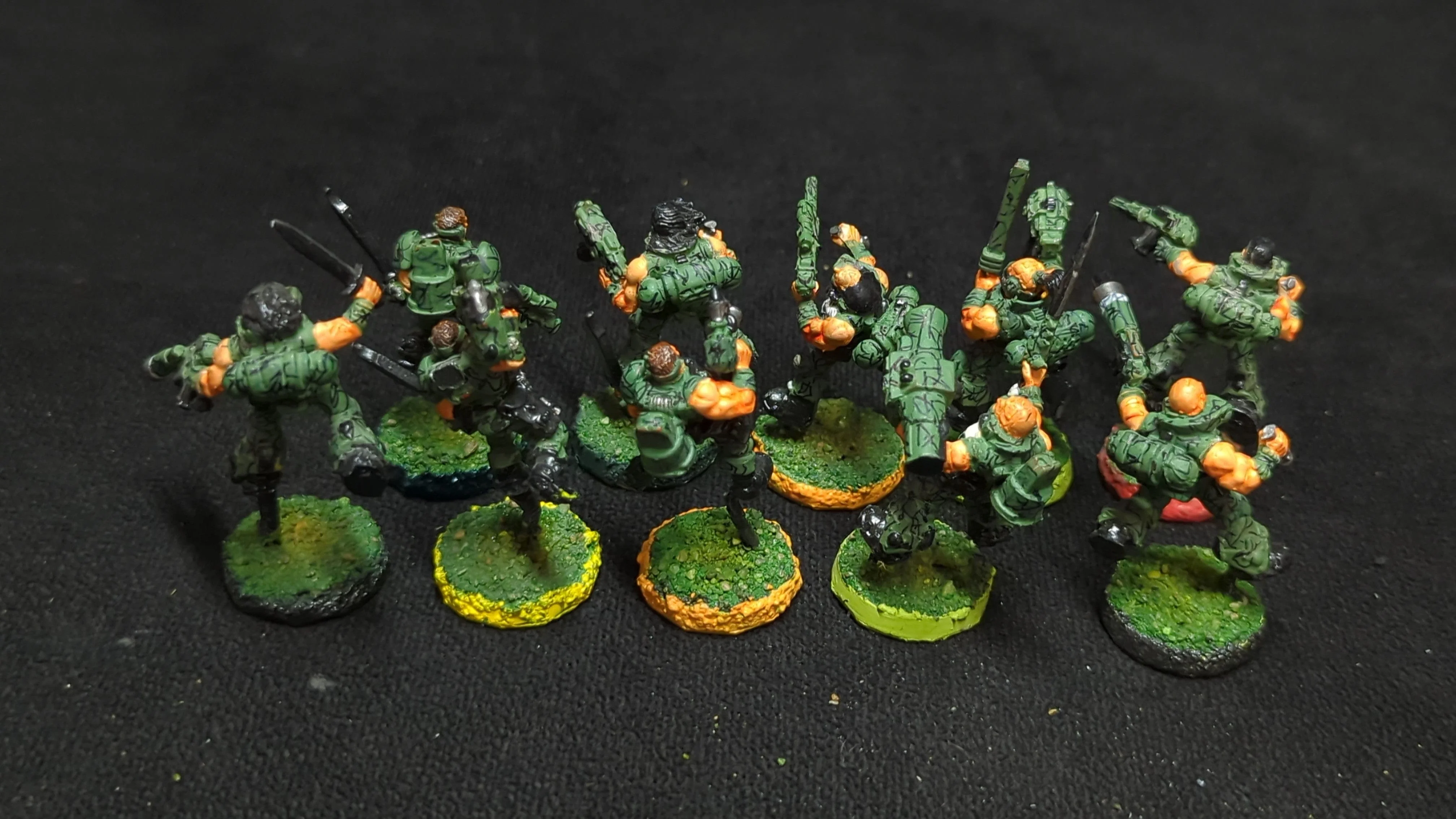 Warhammer 40k Space Marines Scouts 2nd Edition x10 OOP Painted - Image 2