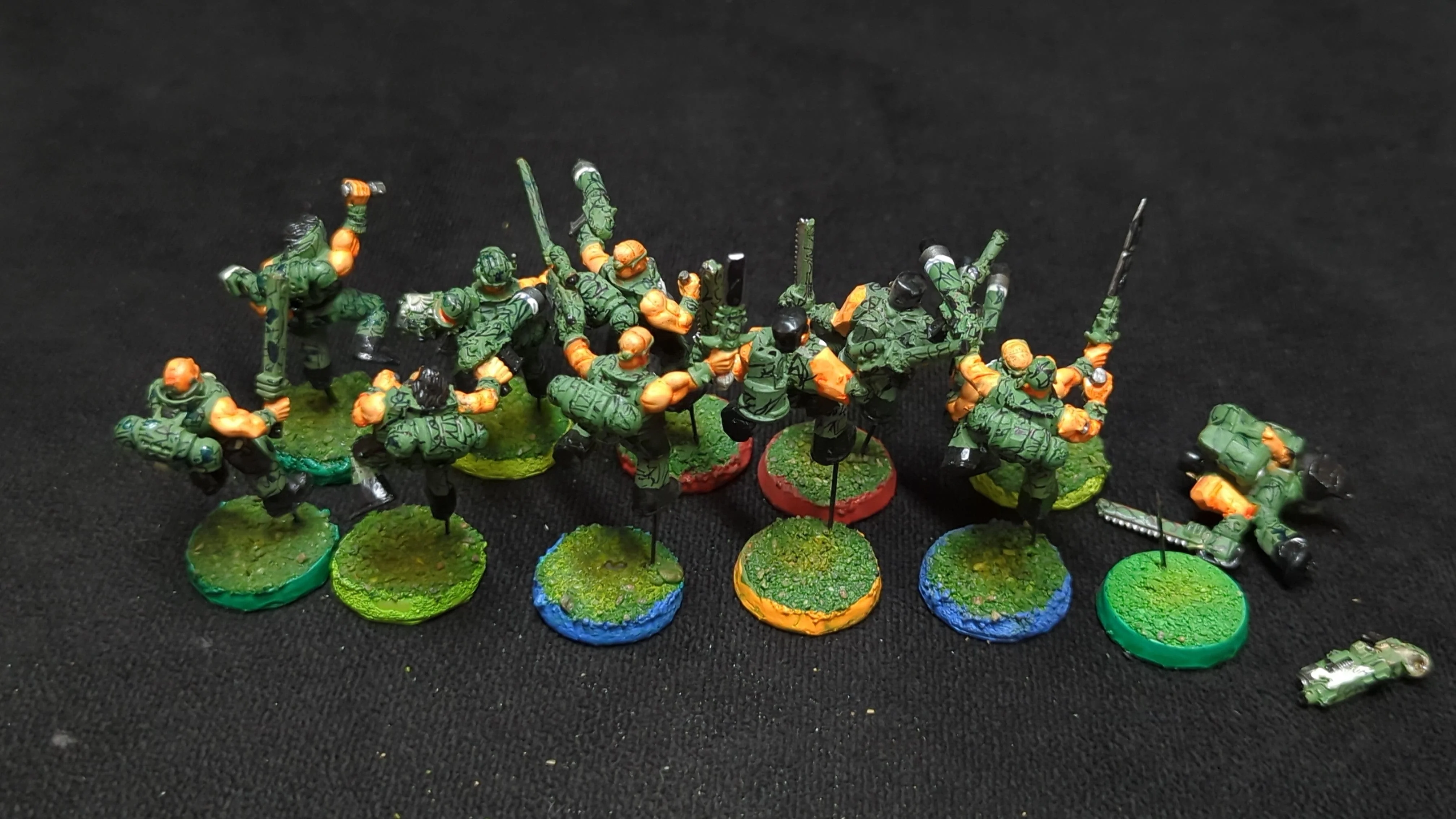 Warhammer 40k Space Marines Scouts x11 OOP Painted - Image 2