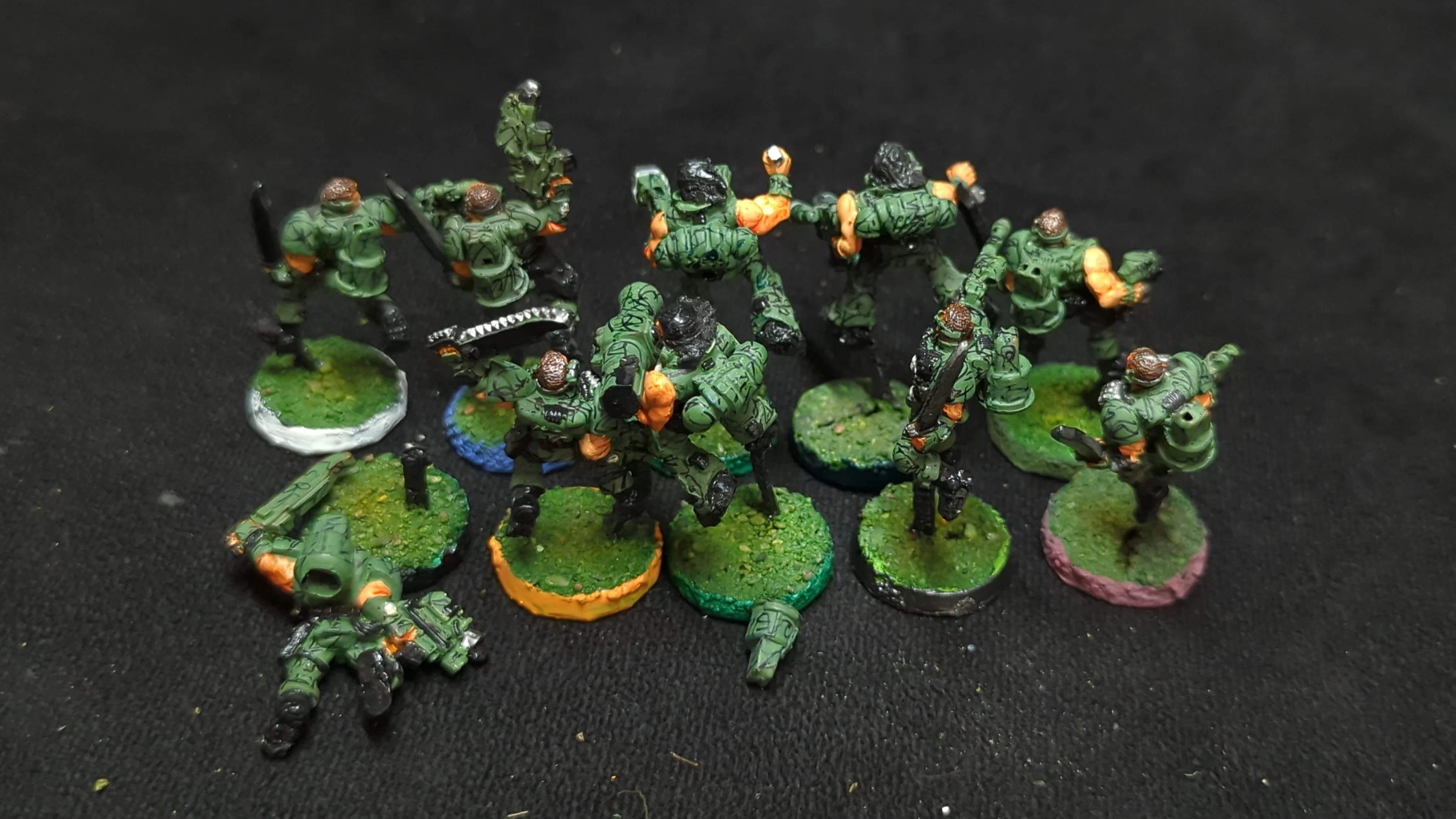 Warhammer 40k Space Marines Scouts 2nd Edition x10 OOP Painted - Image 2