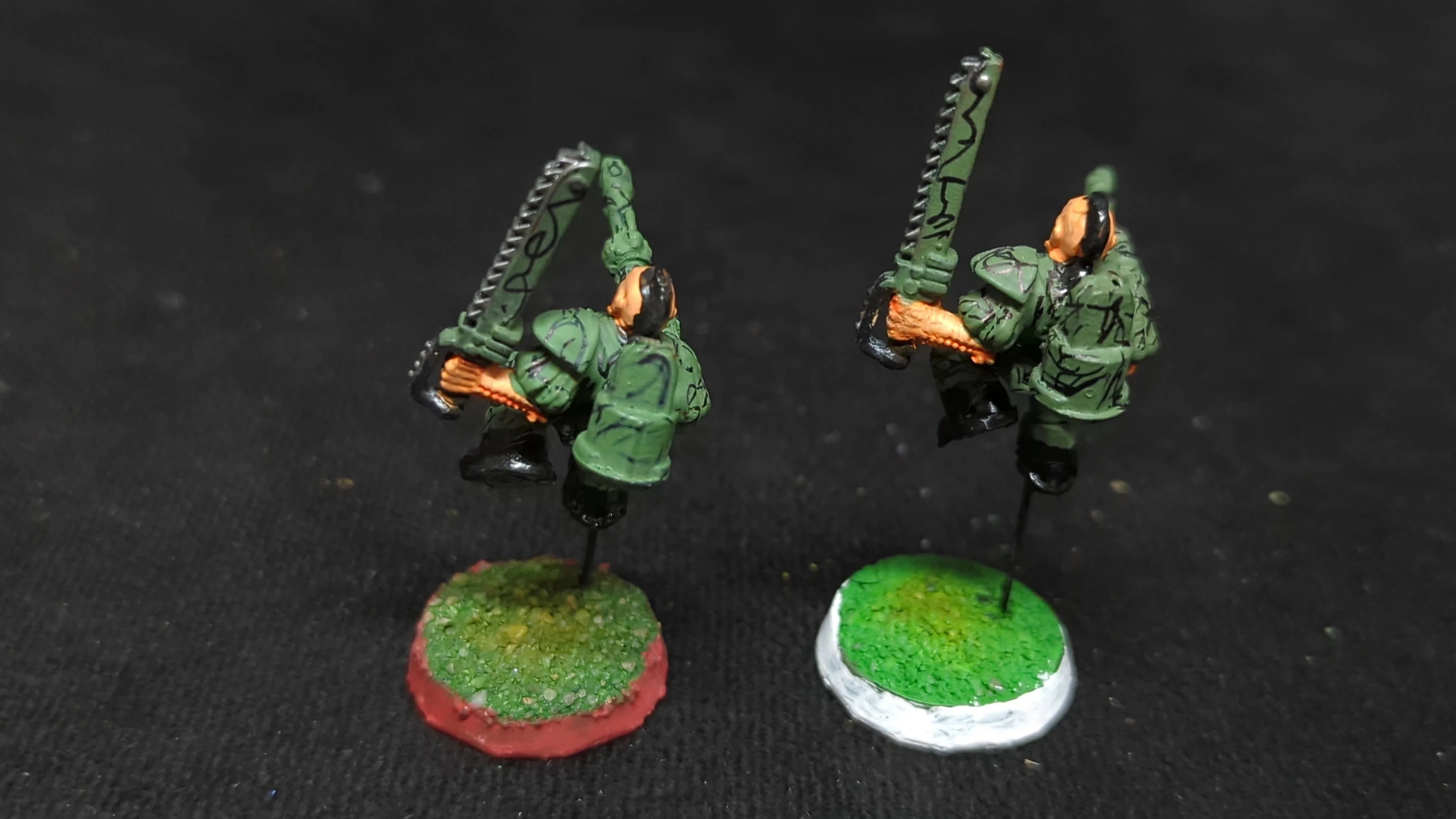 Warhammer 40k Advanced Space Crusade Space Marines Scouts x2 OOP Painted - Image 2
