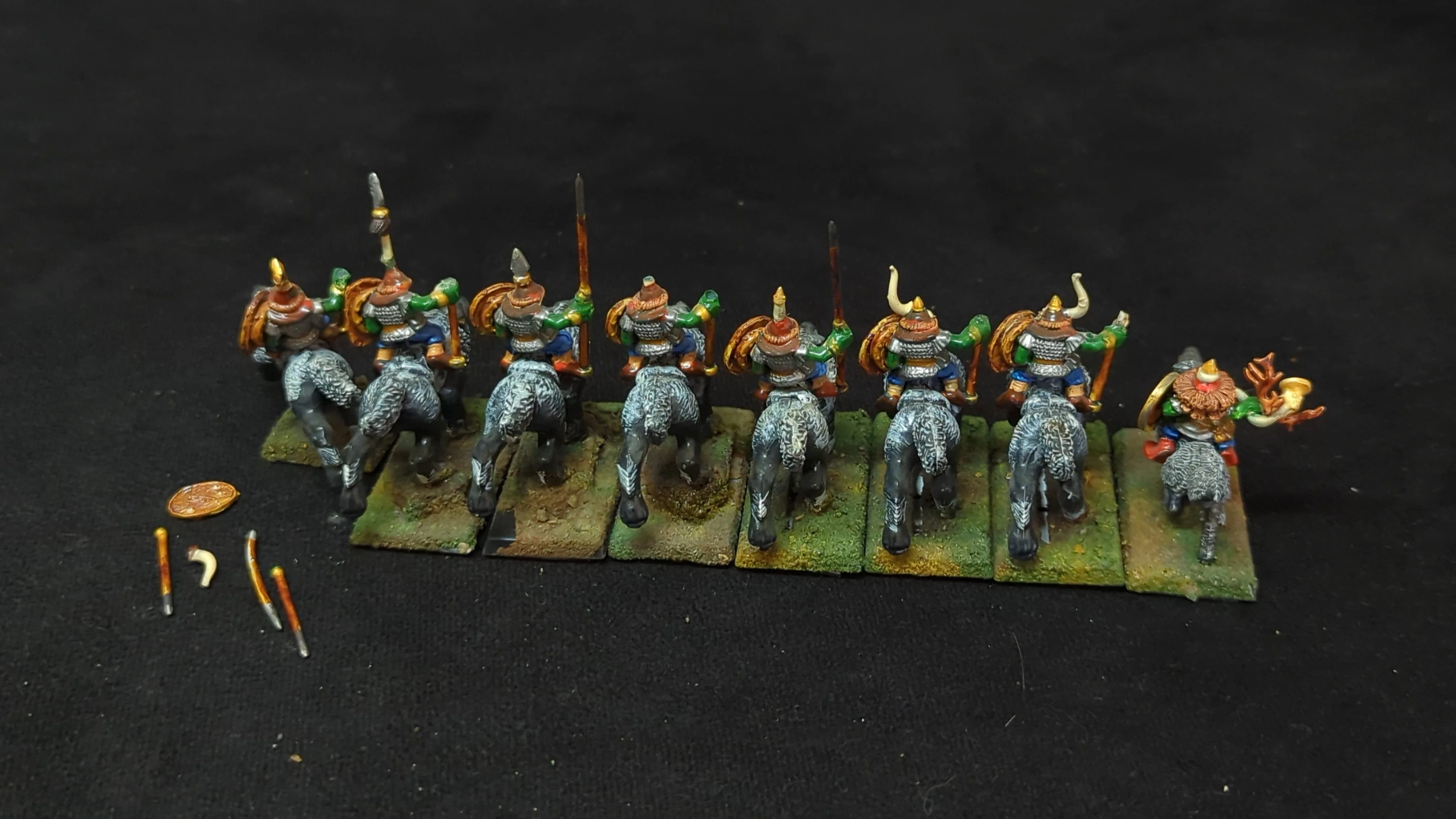 Warhammer Goblin Wolf Riders x8 OOP Painted - Image 2