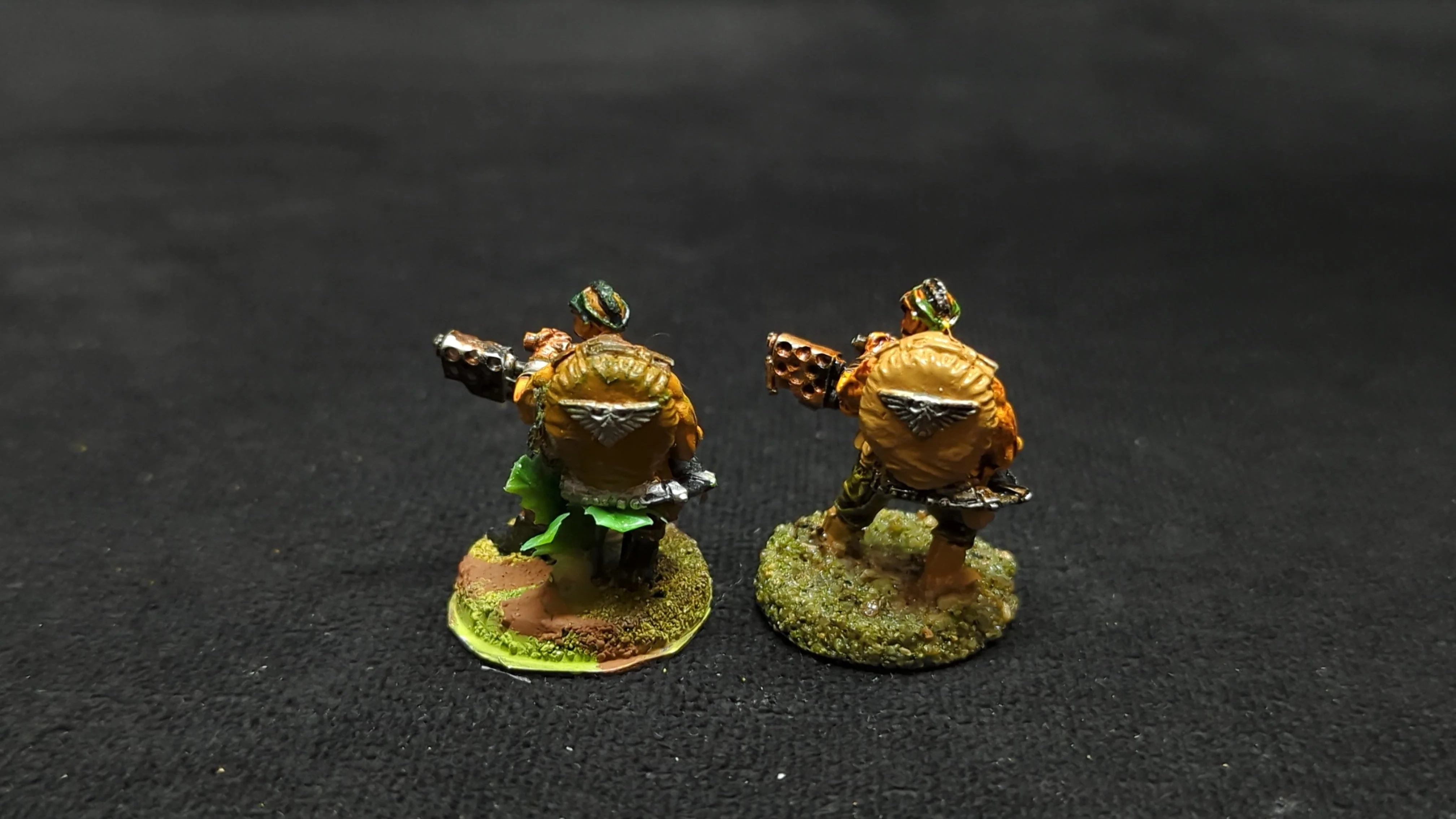 Warhammer 40k Astra Militarum Catachan with Heavy Flamer x2 OOP Painted - Image 2