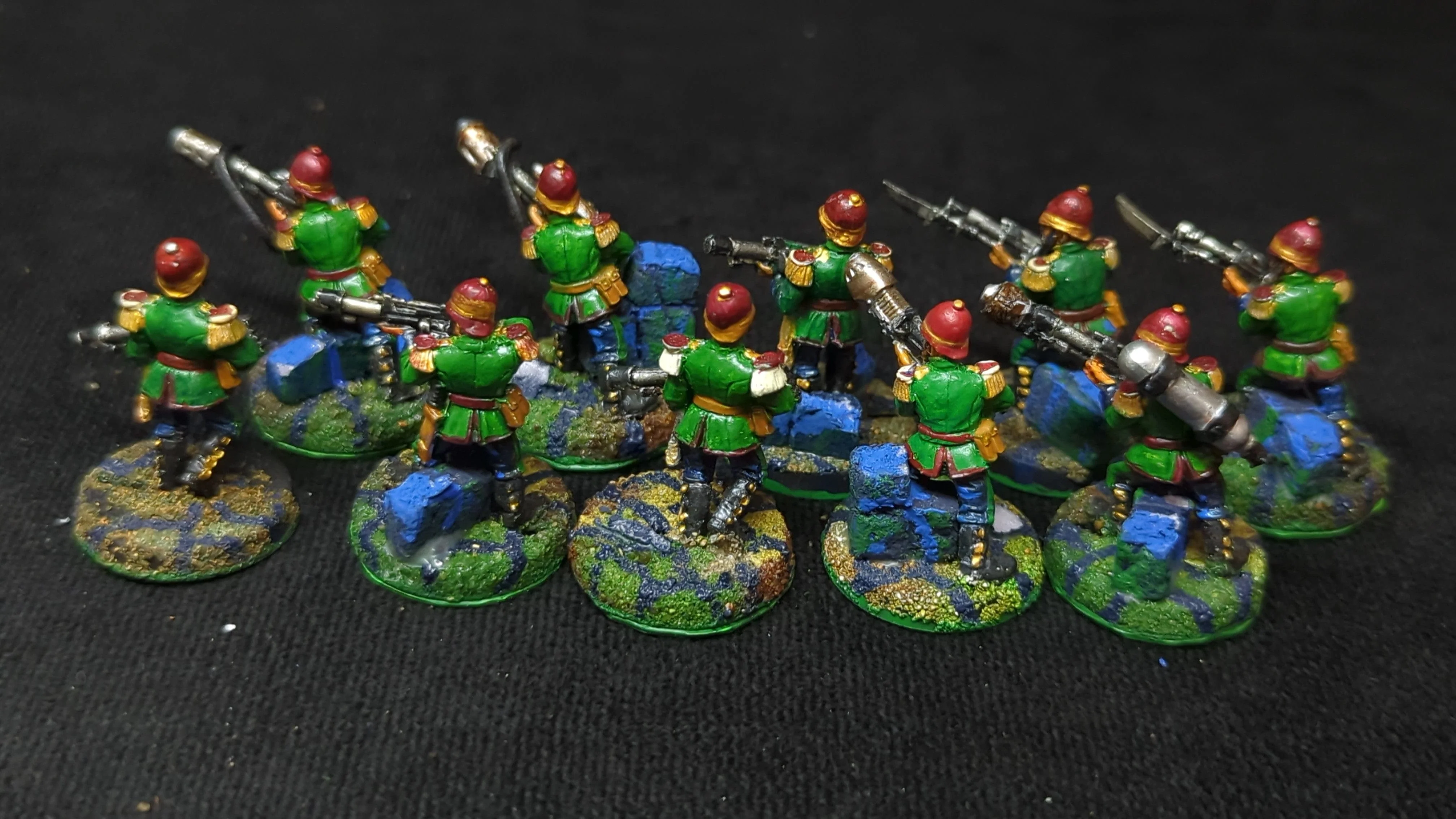Warhammer 40k Astra Militarum Praetorian Guards x10 OOP Painted - Image 2