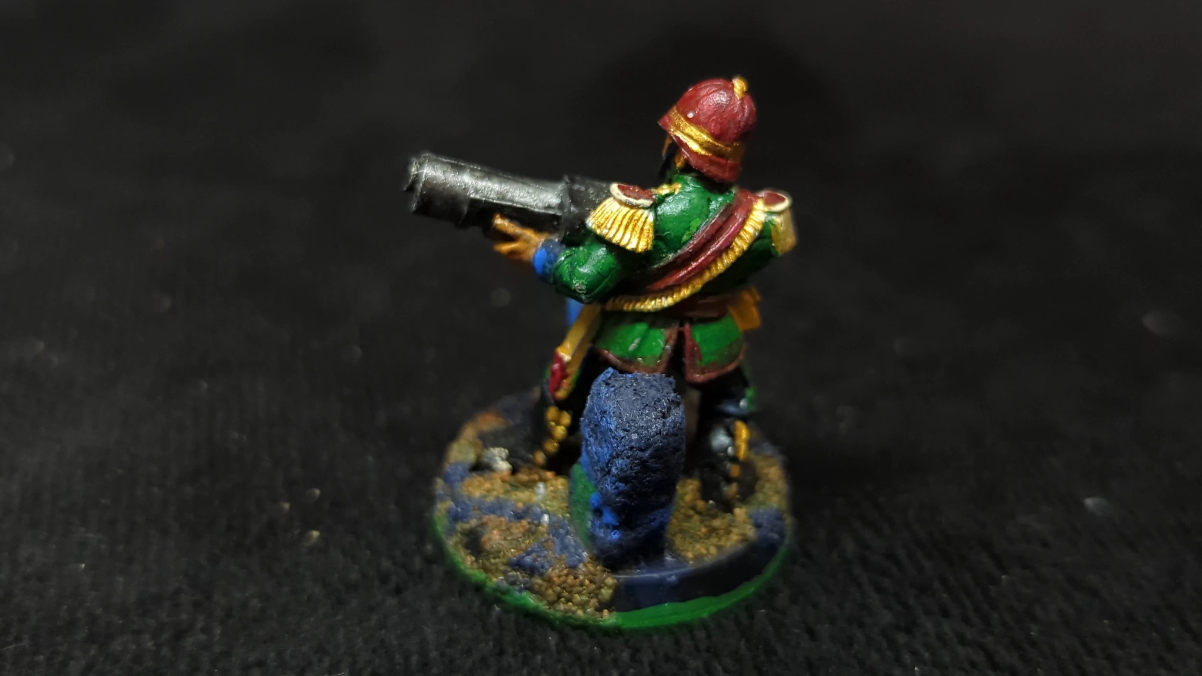 Warhammer 40k Astra Militarum Paetorian Guard with Grenade Launcher x1 OOP Painted - Image 2