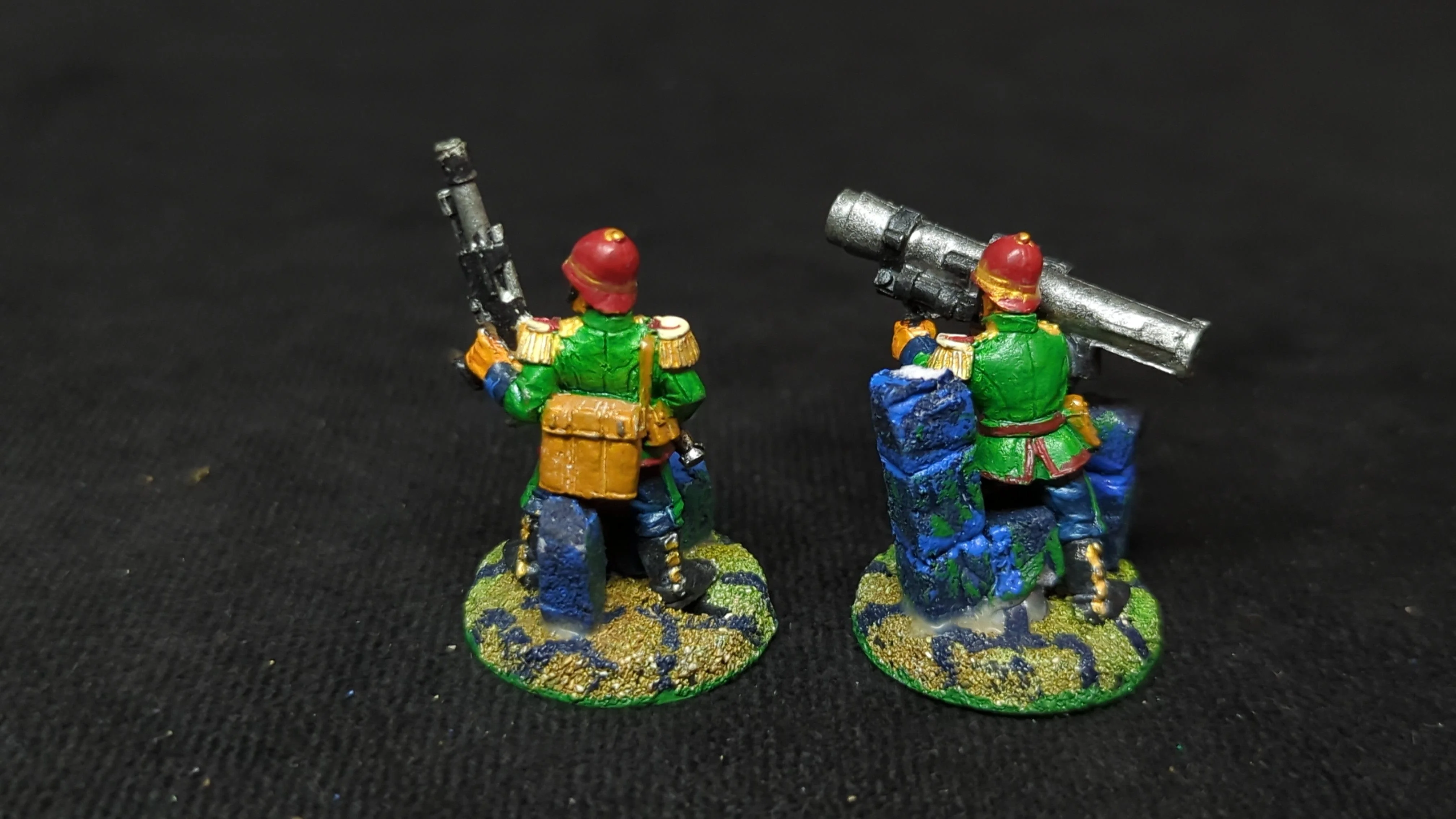Warhammer 40k Astra Militarum Praetorian Missile Launcher Team x2 OOP Painted - Image 2