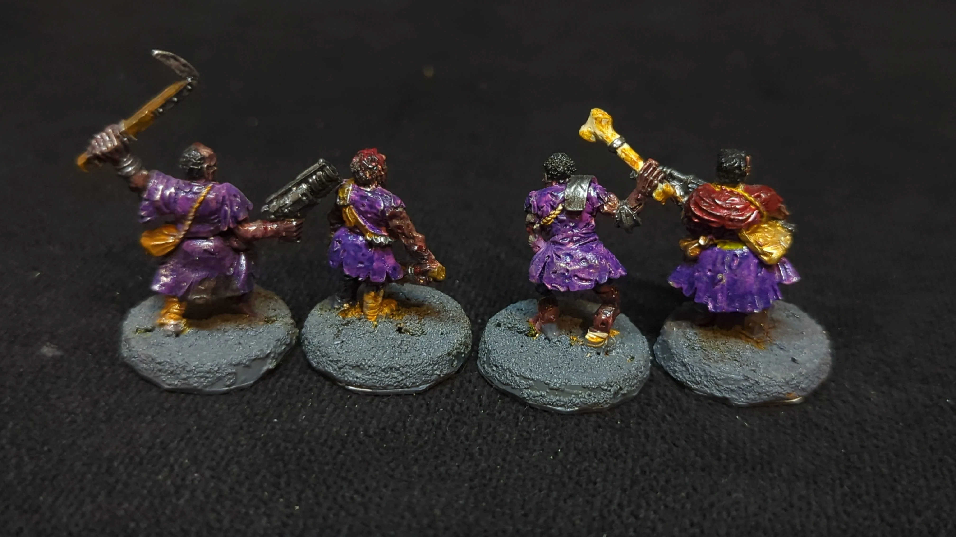 Warhammer Necromunda Necromunda Scavvies Gang x4 OOP Painted - Image 2