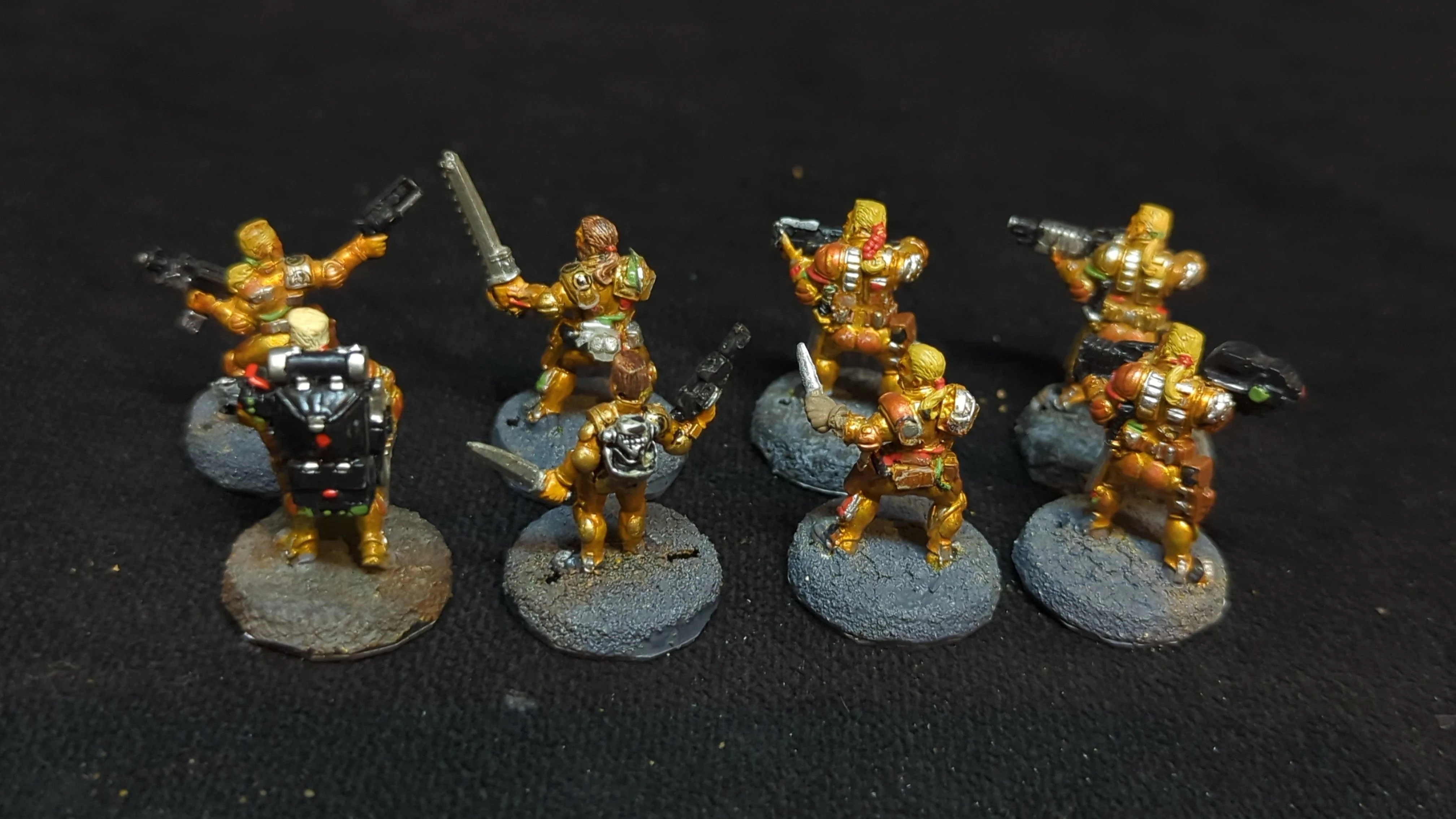Warhammer Necromunda Necromunda Van Saar Gang x8 OOP Painted - Image 2