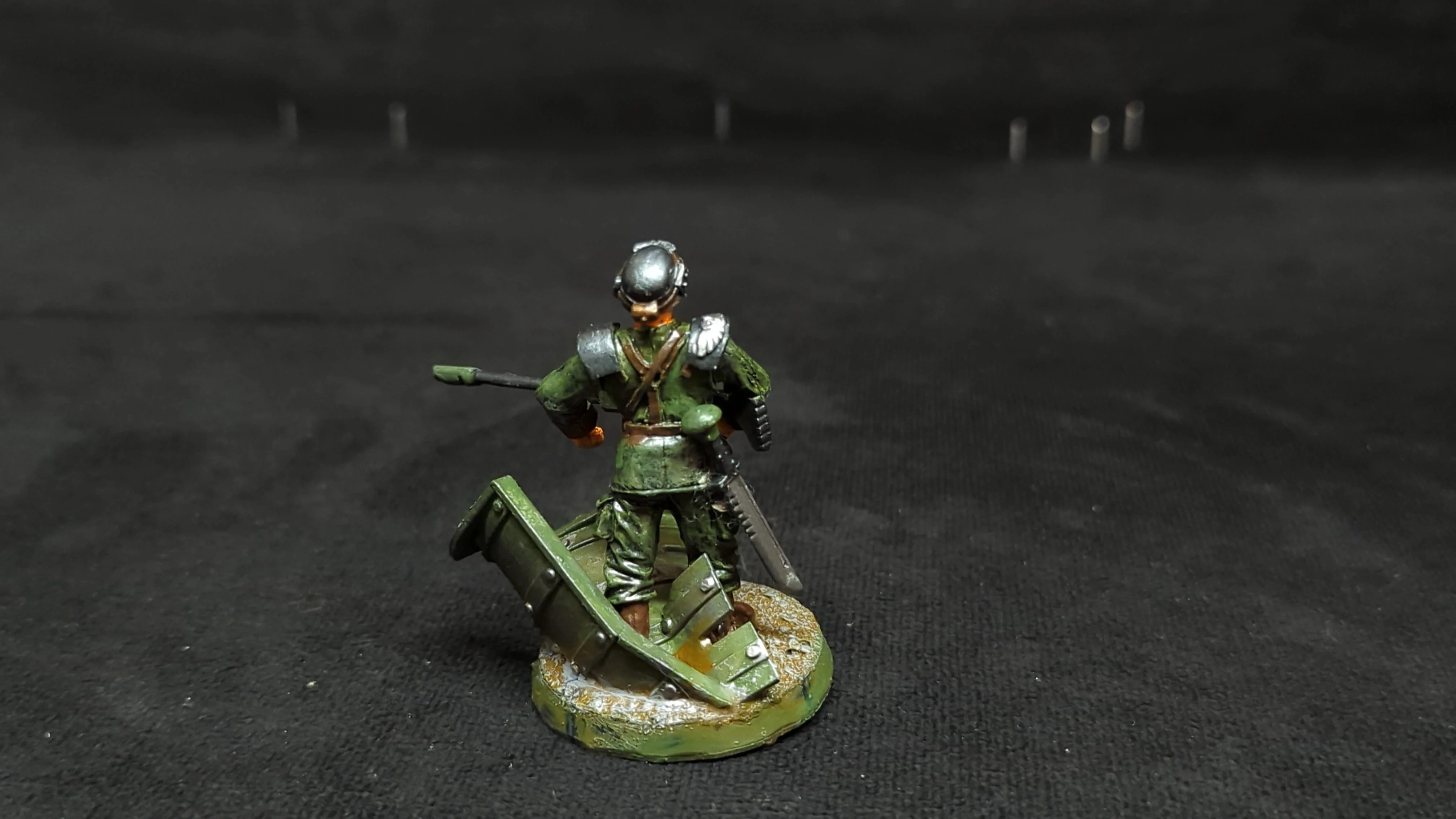 Warhammer Inquisitor Warhammer Insquisitor Sergeant Dorian Black x1 OOP Painted - Image 2