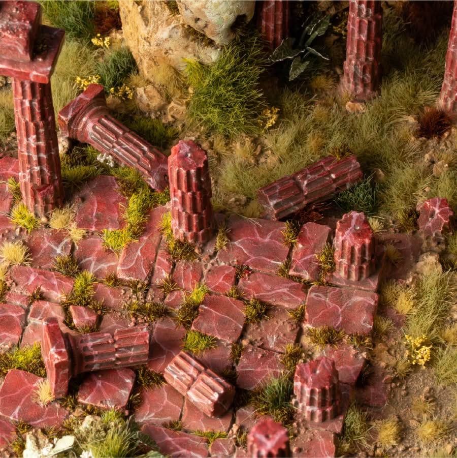 Gamer's Grass Basing Bits - Ancient Columns - Image 2