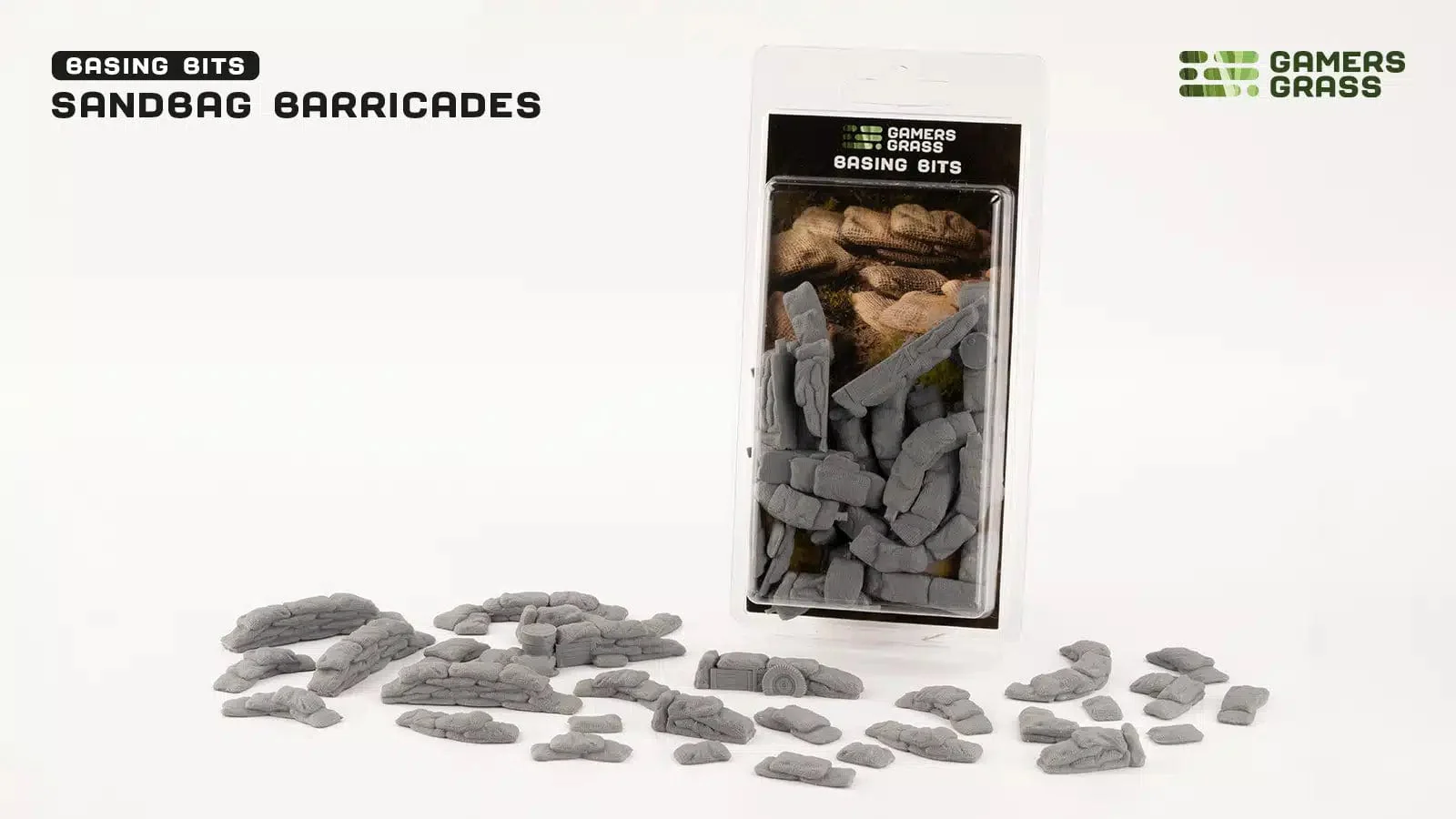 Gamer's Grass Basing Bits - Sandbag Barricades - Image 3