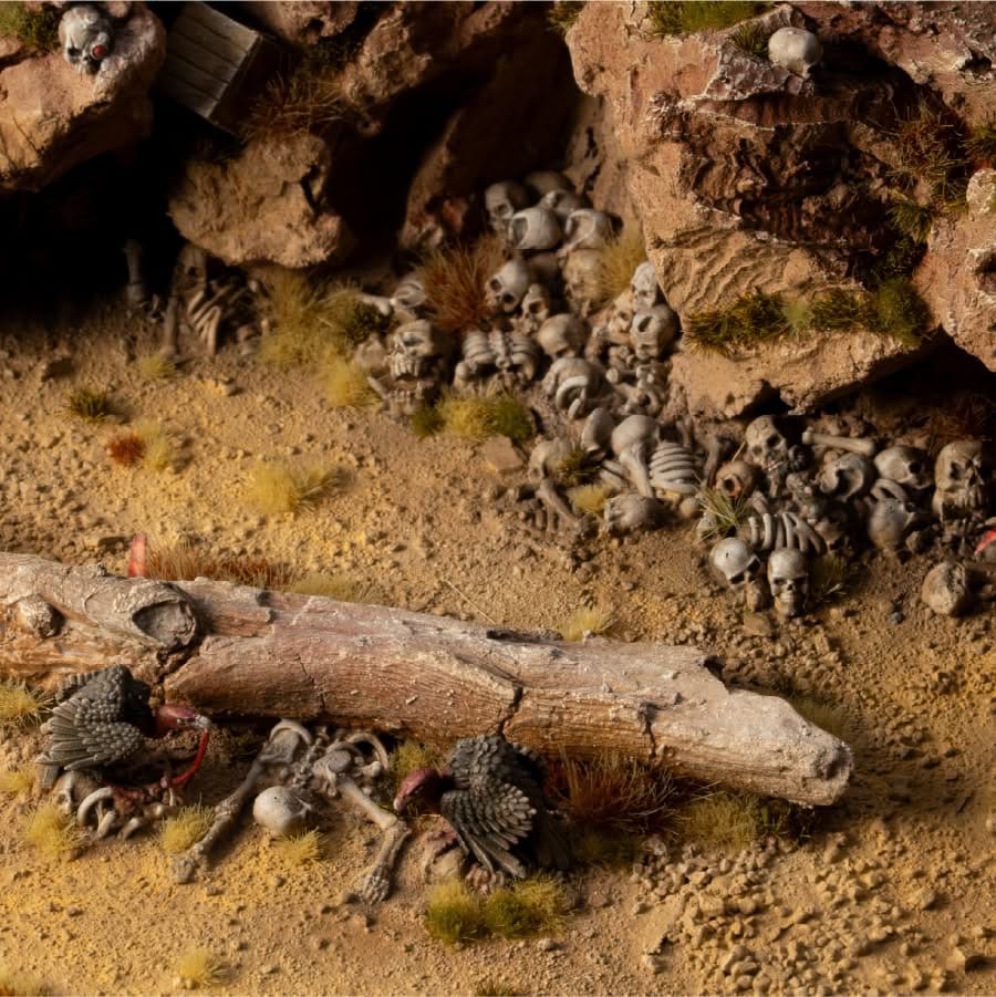 Gamer's Grass Basing Bits - Skulls & Bones - Image 2