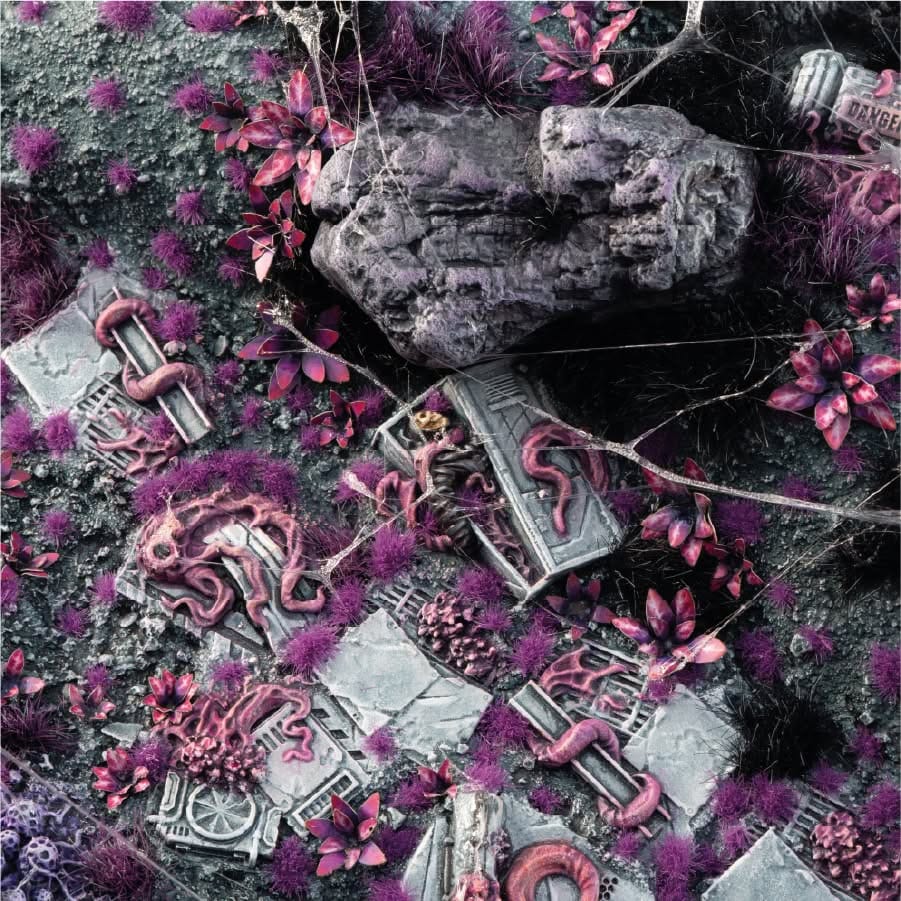 Gamer's Grass Basing Box -  Purple Swarm - Image 2