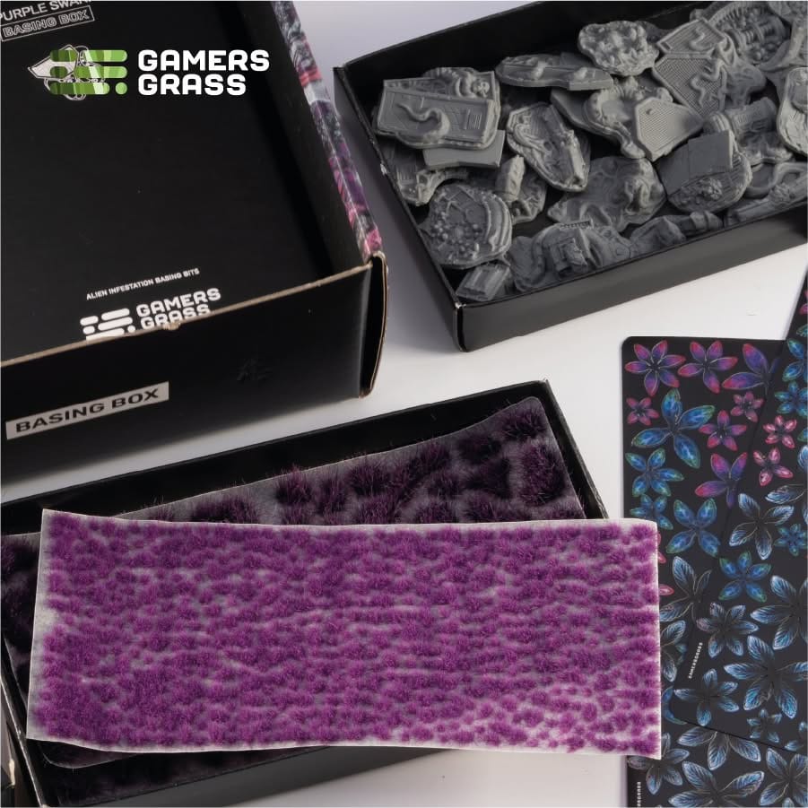 Gamer's Grass Basing Box -  Purple Swarm - Image 3