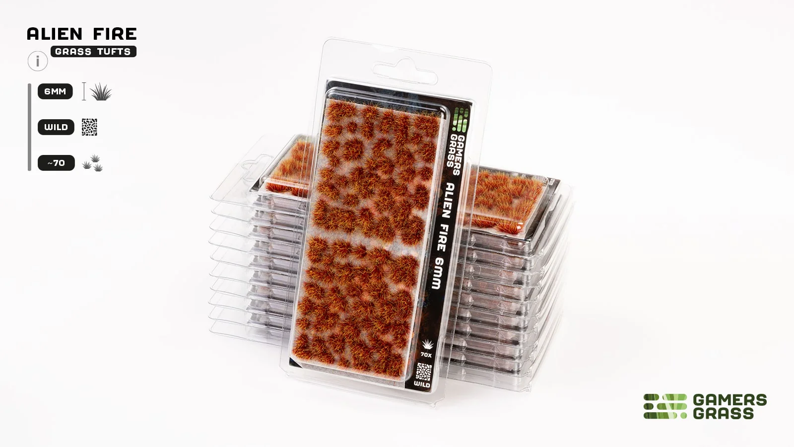 Gamer's Grass Tufts - Alien Fire 6mm - Image 4