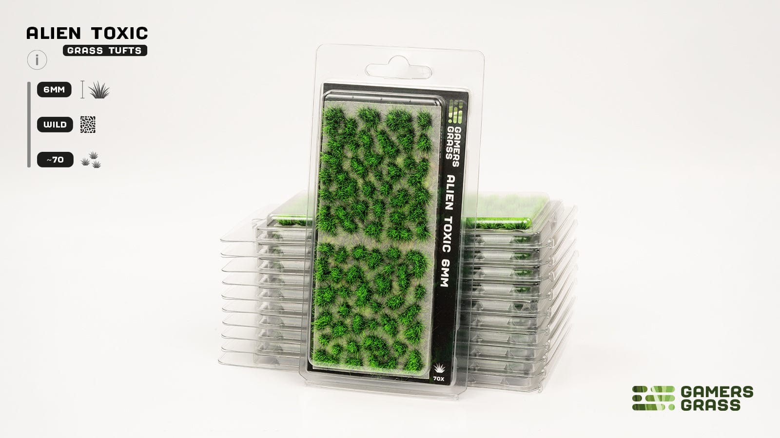 Gamer's Grass Tufts - Alien Toxic 6mm - Image 3