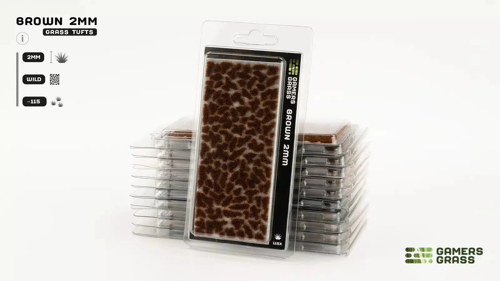Gamer's Grass Tufts - Brown 2mm - Image 2