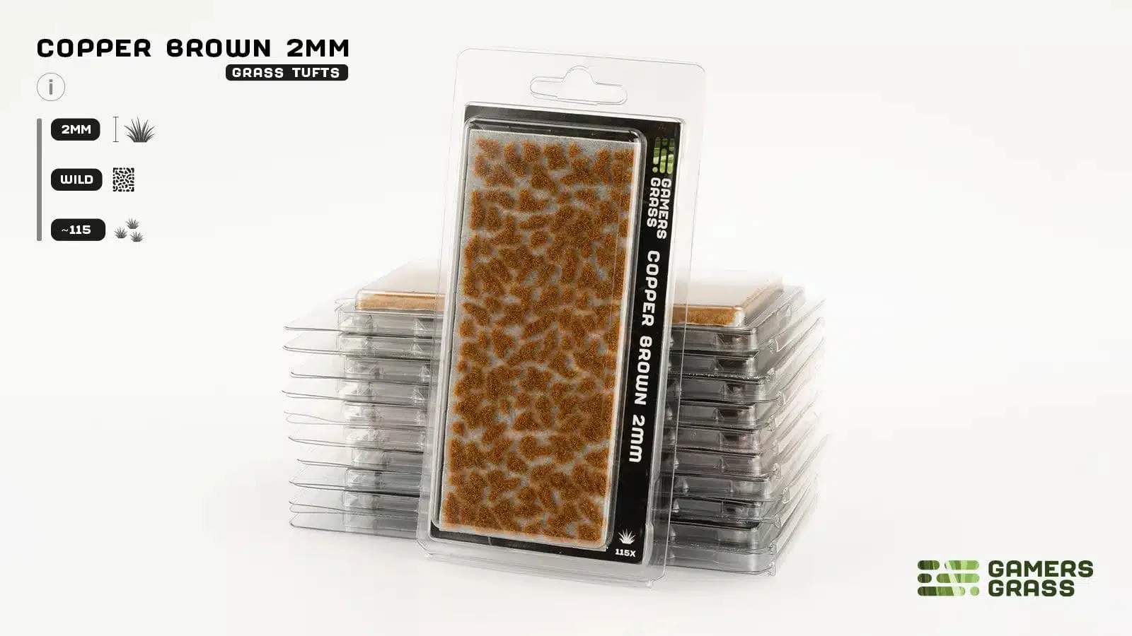 Gamer's Grass Tufts - Copper Brown 2mm - Image 2