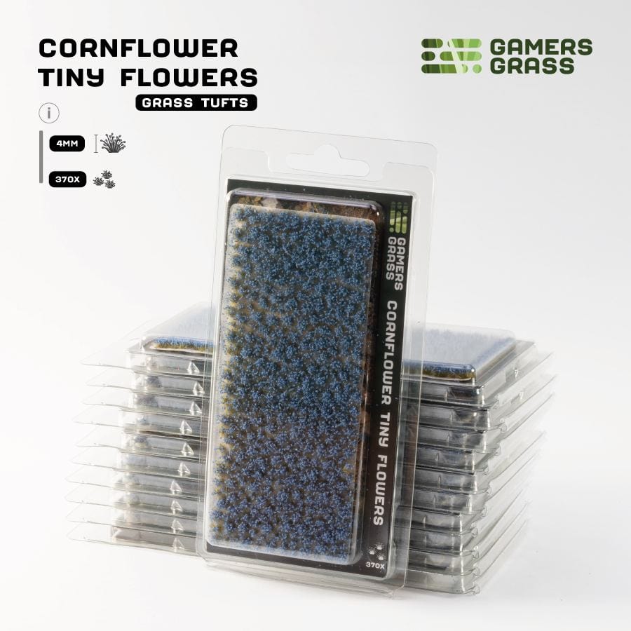 Gamer's Grass Tufts - Cornflower Tiny Flowers - Image 2