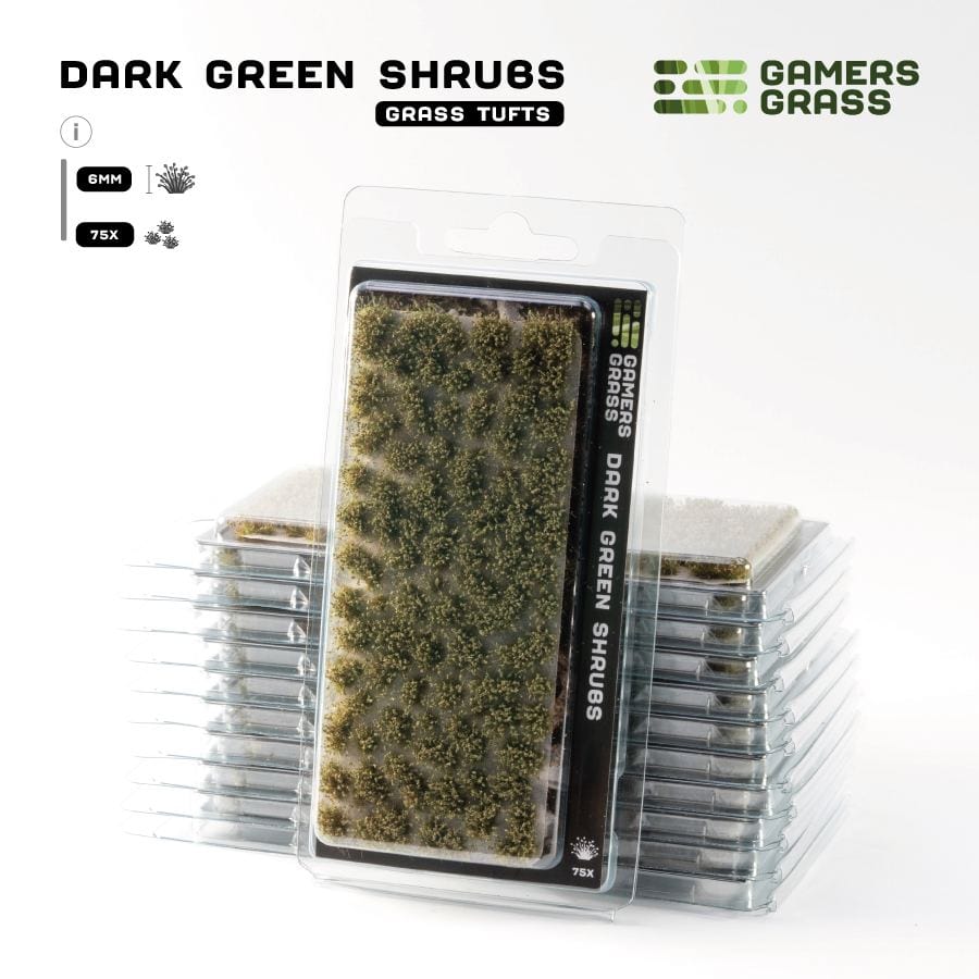 Gamer's Grass Tufts - Dark Green Shrubs - Image 2