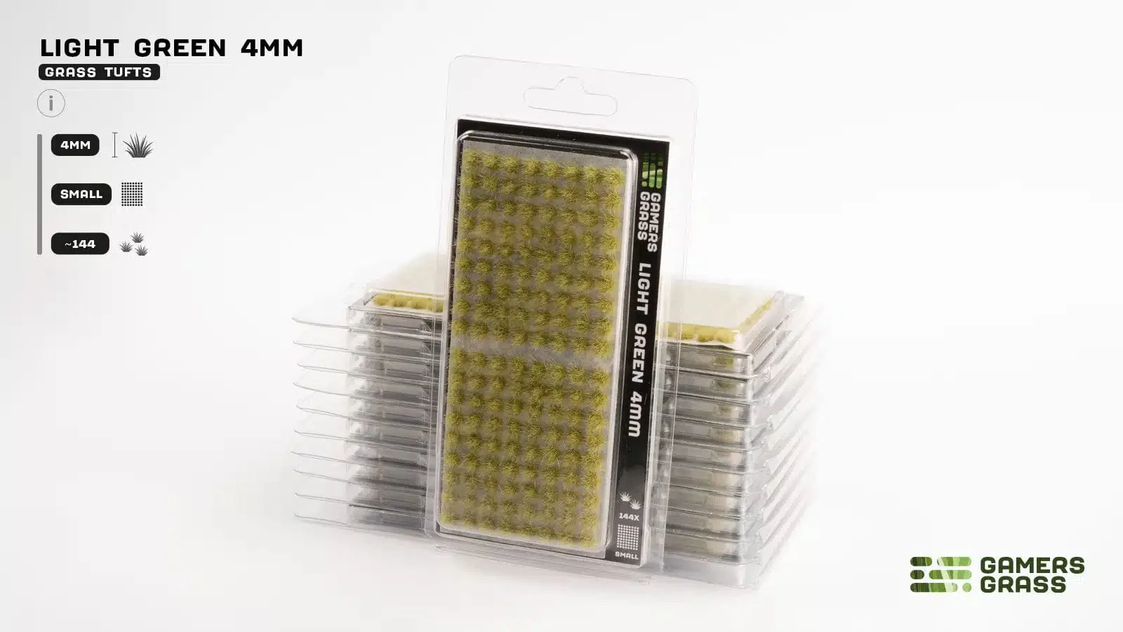 Gamer's Grass Tufts - Light Green 4mm Small - Image 2