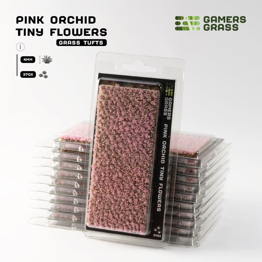 Gamer's Grass Tufts -  Pink Orchid Tiny Flowers - Image 2