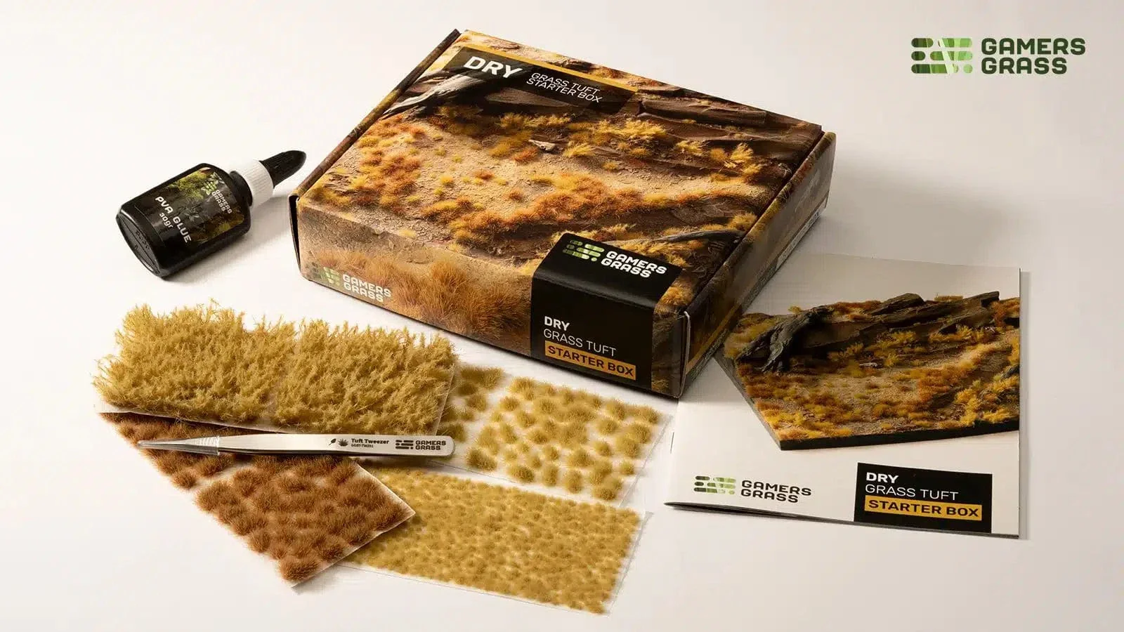 Gamer's Grass Tufts Starter Box set - Dry Grass