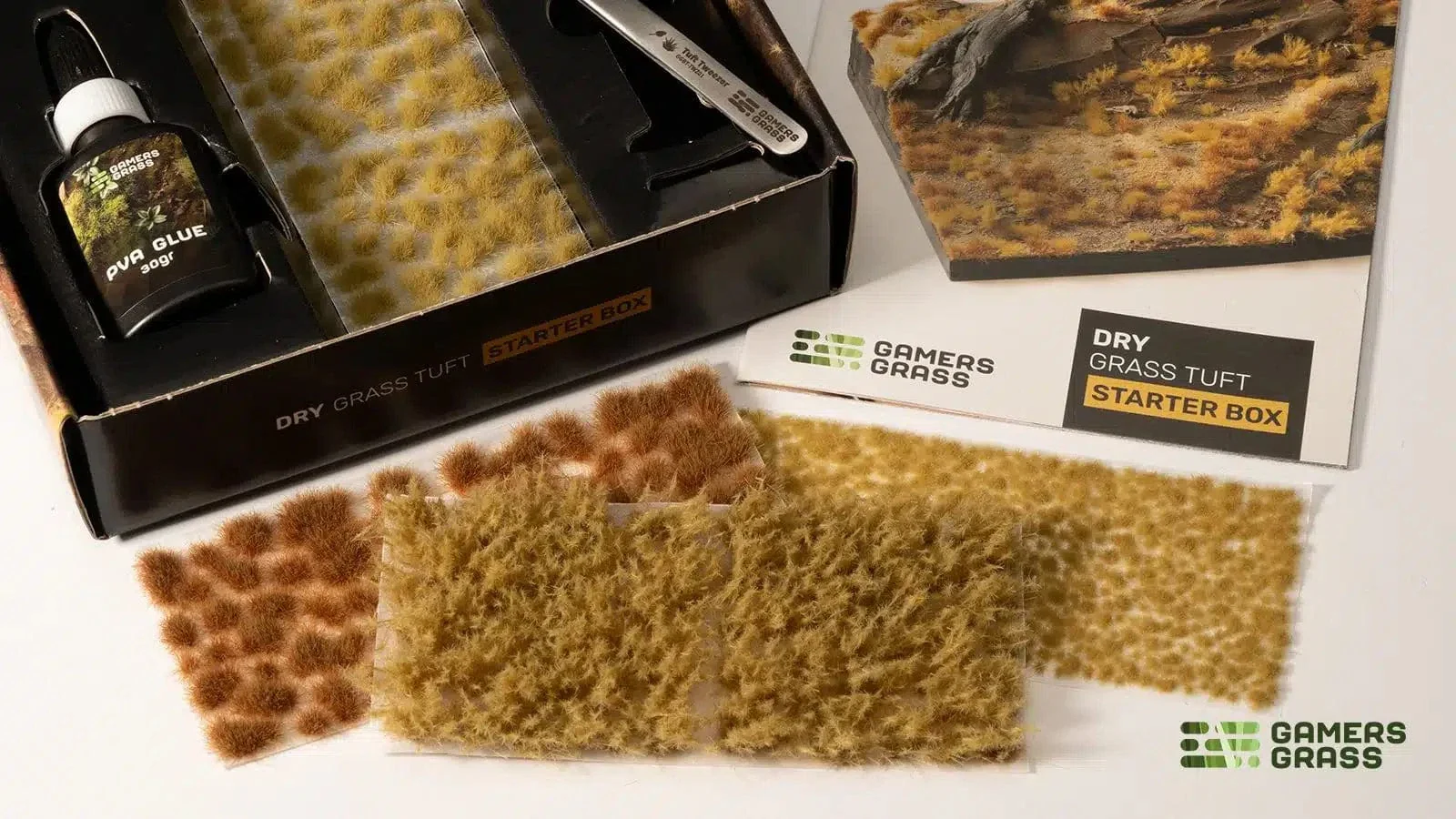 Gamer's Grass Tufts Starter Box set - Dry Grass - Image 3