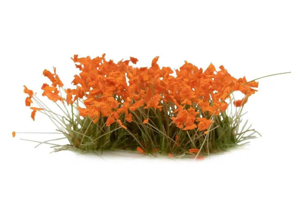 Gamer's Grass Tufts - Wild Orange Flowers - Image 2