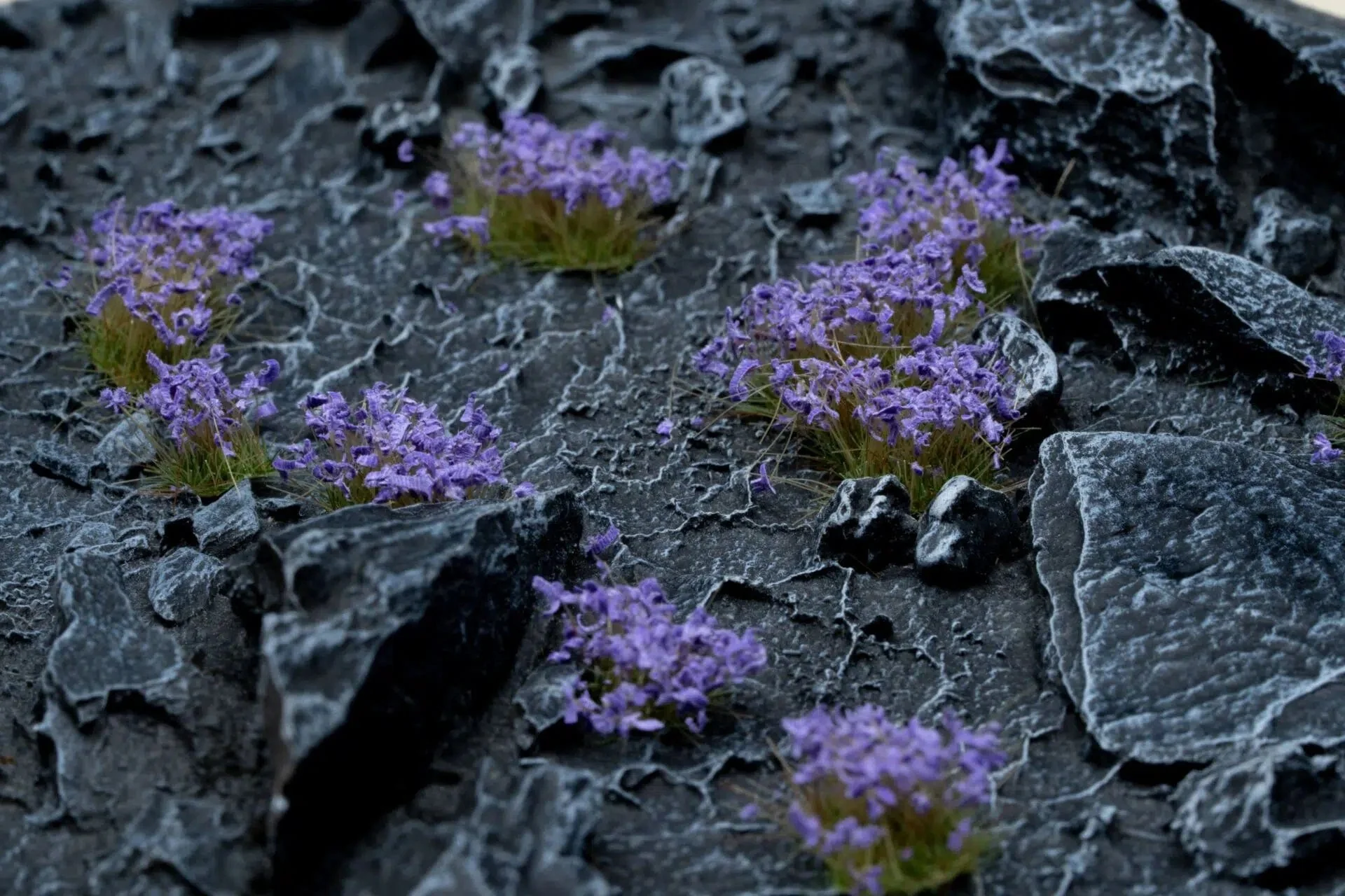 Gamer's Grass Tufts - Wild Violet Flowers - Image 2